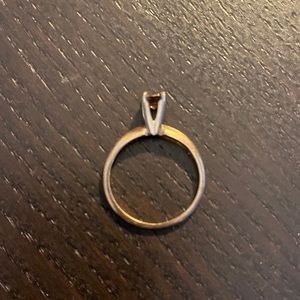 Cinnamon Diamond Ring, 14K, Size 6